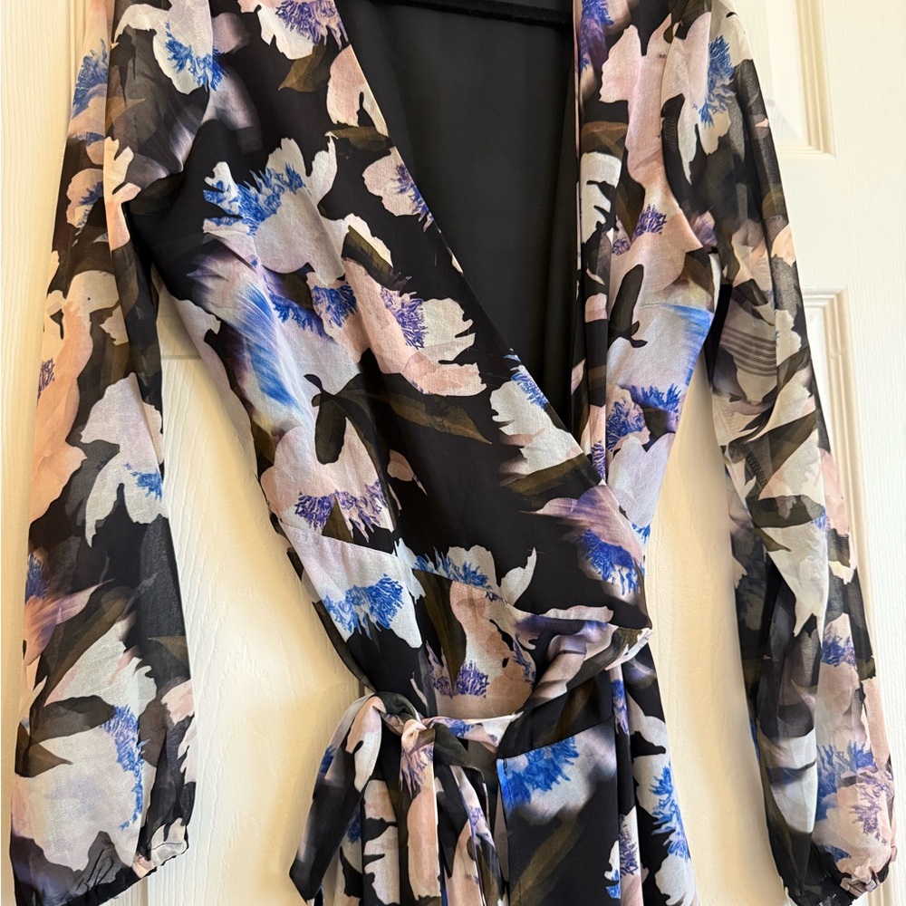 Bar III Black and Blue Dress